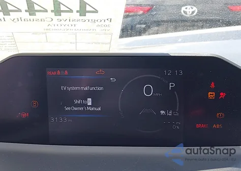 2026 Toyota Bz Xle z USA, uszkodzony, nr VIN JTMBDAFBXTA001201